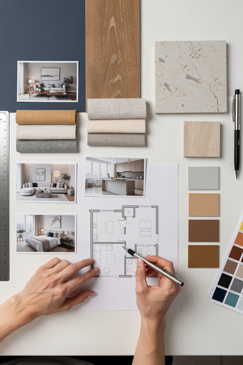 Best Interiors residential design services showcase - modern living room interior design